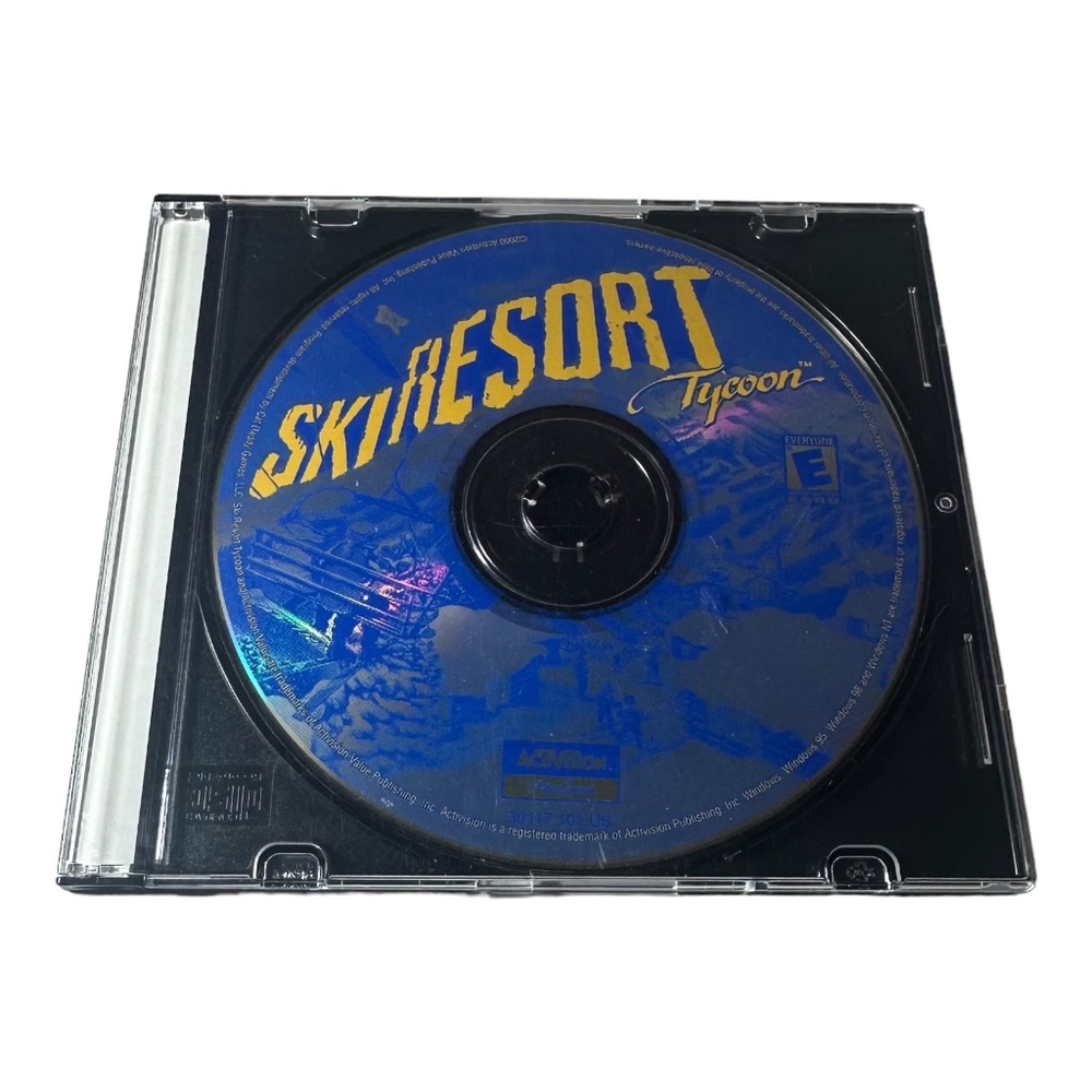 Activision Ski Resort Tycoon (PC, 2000) Game Disc Only READ